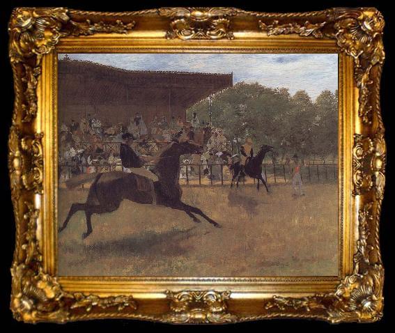 framed  Edgar Degas improper beginning, ta009-2